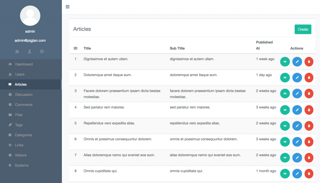 jcc blog adminpanel