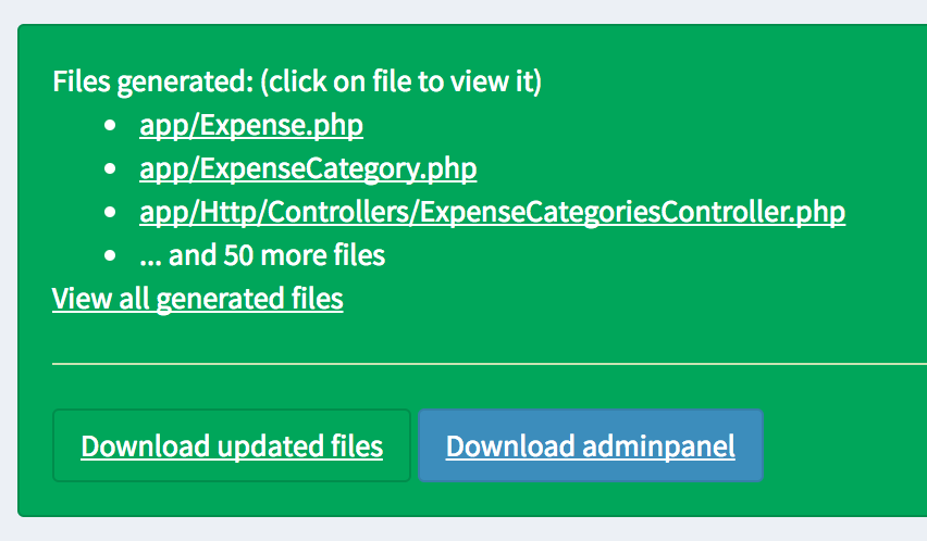 quick admin download files