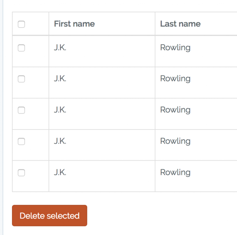 Lesson 6. Deleting Entries and Some JavaScript – Quick Admin Panel