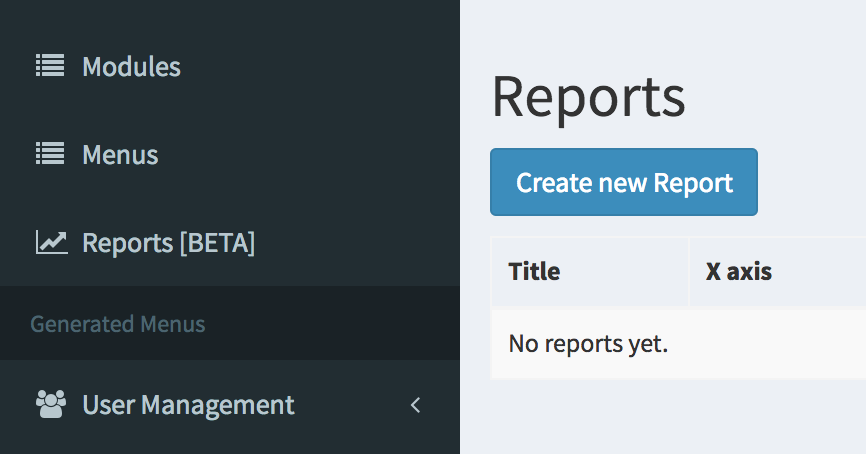 admin report builder