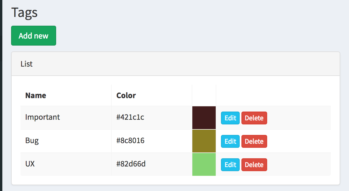 Laravel ColorPicker with Bootstrap and jQuery – Quick Admin Panel