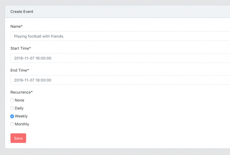 Laravel + FullCalendar: Create/Edit Recurring Events – Quick Admin Panel