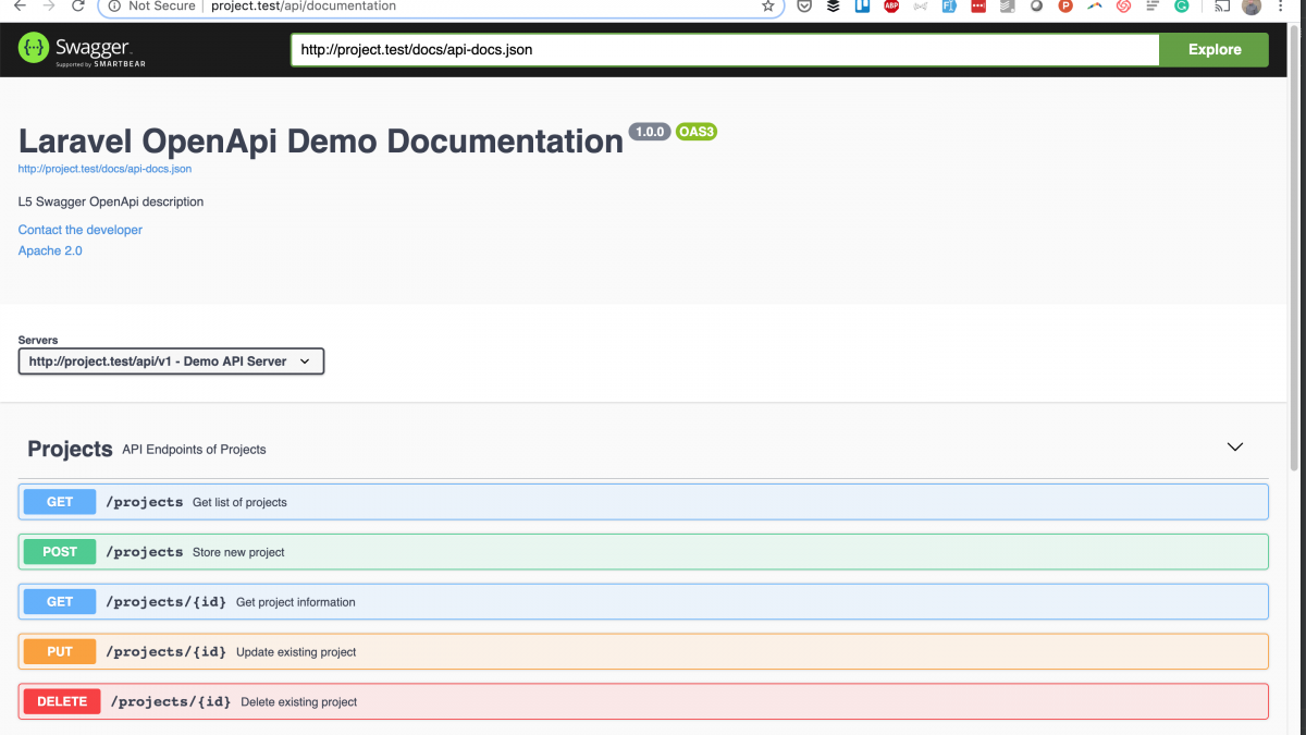 Bar Original Ministerium Laravel API Documentation with OpenAPI/Swagger – Quick Admin Panel